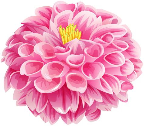 Clip Art Jpeg 50 Off Beautiful Pink Dahlia Flower Clip Art 300 Dpi Png