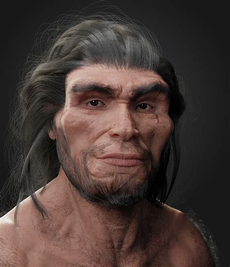Homo Erectus Facial Reconstruction Finished Projects Blender