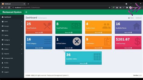 Restaurant Management System In Php Codeigniter With Source Code Images