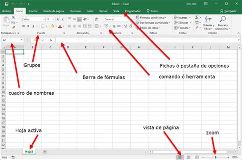 Las Partes De Excel Y Sus Funciones