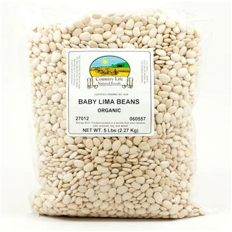 Organic Baby Lima Beans 5 Lbs Bulk Nuts 4 You