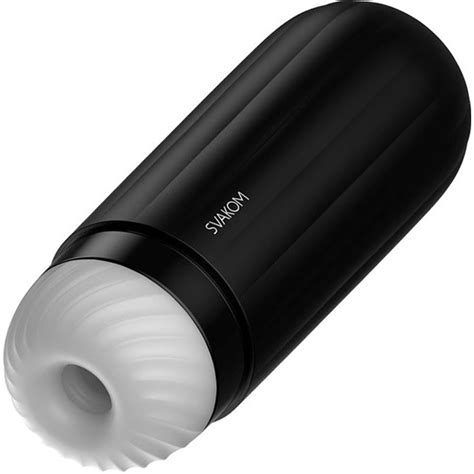 Svakom Sam Neo App Controlled Silicone Stroker Black