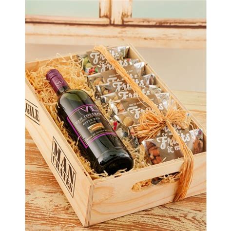 Orders are always delivered on time and look even better than in the pictures on the website. Van Loveren Wine & Nuts Man Crate | South Africa ...