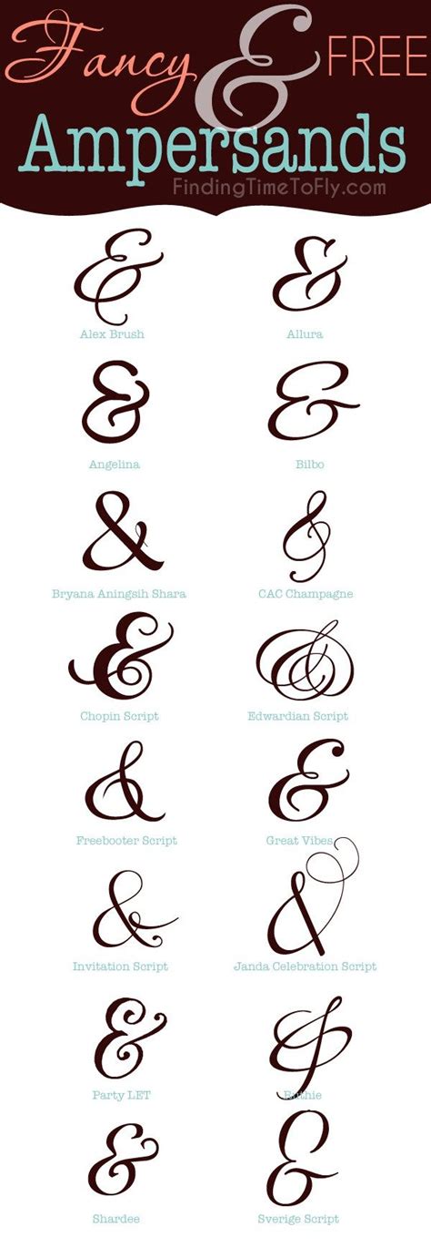 16 Free And Fancy Ampersands Fancy Writing Tattoo Lettering Fonts Fancy Letters