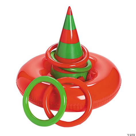 Inflatable Elf Hat Ring Toss Oriental Trading