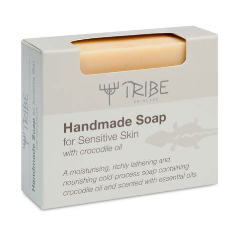 Handmade Soap For Sensitive Skin With Crocodile Oil Tribe Skincare