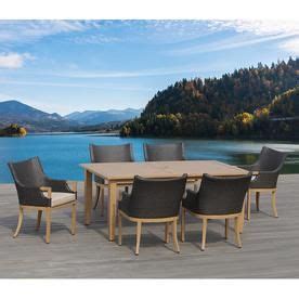 OVE Decors Montreal 7-Piece Gray Metal Frame Patio Set with Gray Olefin ...