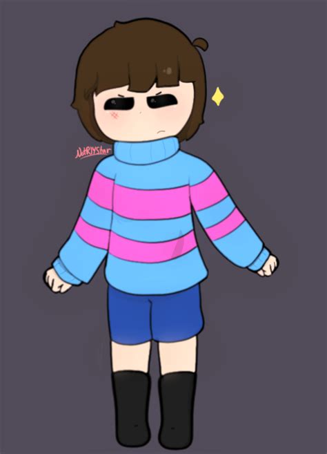 I Drew Frisk Today Im Still Confused On The Flairing On This Sub So Im