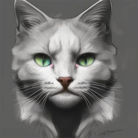 Grey Cat Ai Generated Artwork Nightcafe Creator