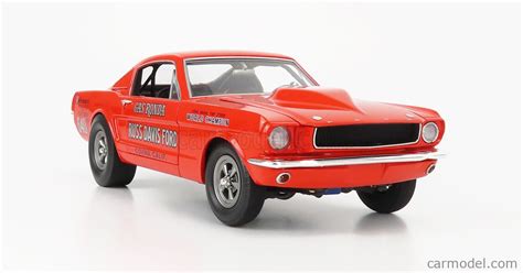 Acme Models A1801840 Scale 118 Ford Usa Mustang Coupe Afx Gas Ronda Russ David Ford 1965 Red