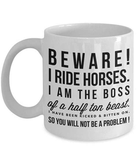 Many unique gifts capture the fun and beauty of horses from jewelry to home décor. Horse Gifts Ideas Horse Mug Equestrian Gift For Horse ...