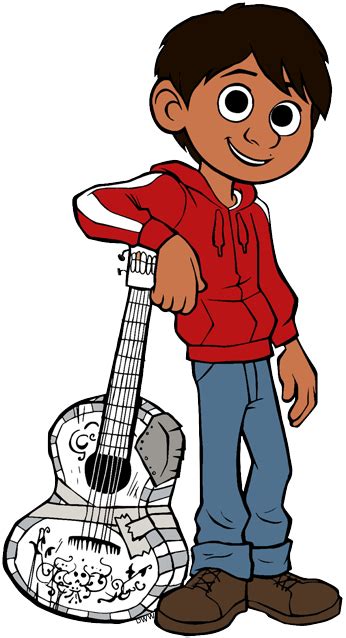Clip Art Of Miguel From Coco Disney Drawings Cartoon Drawings Easy