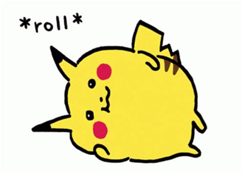 Pikachu Pokemon Sticker Pikachu Pokemon Roll Discover Share GIFs