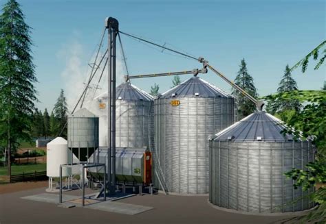 Fs19 Gsi Grain Complex Grain Dryer V1000 Farming Simulator 2022