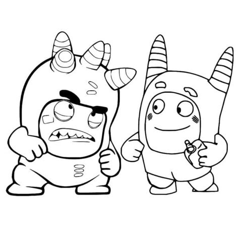 Top 22 Printable Oddbods Coloring Pages - Online Coloring Pages