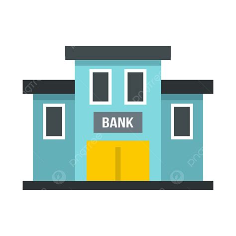 Bank Building Clipart Hd Png Bank Building Icon Flat Style Building