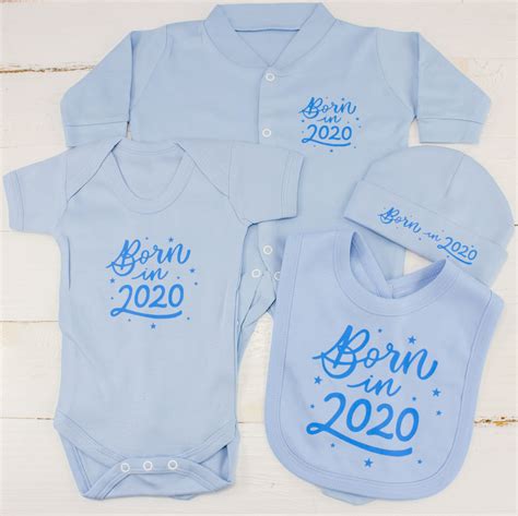 Blue Baby Boy Born In 2020 Clothes T Set Heavensent Baby Ts