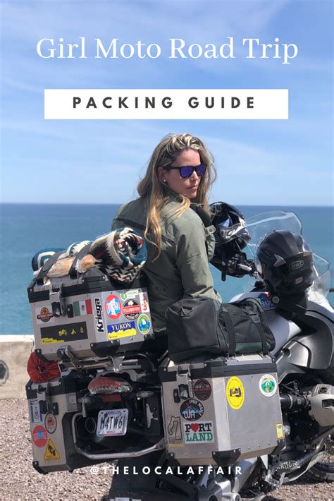 Welcome to the motorcycle trip packing list! Pin by Mary Perez on Traveling | Road trip packing, Road ...