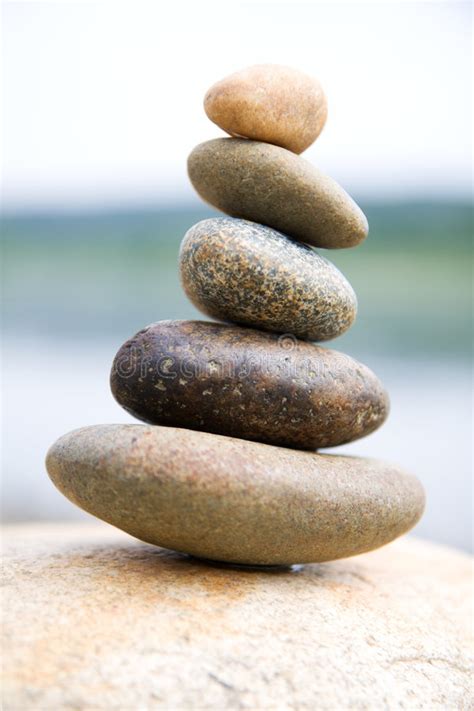 Zen like stones stock image. Image of pebble, boulder - 5553429