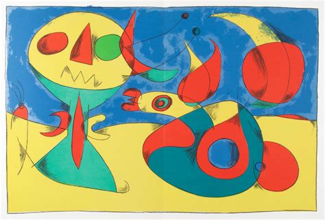 Joan Miró Joan Miro Color Lithograph Hand Signed And Numbered