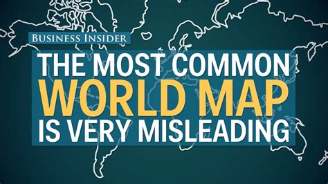 The Most Popular Map Of The World Is Totally Misleading Youtube