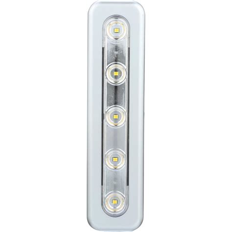 Installing led strip lights under and on top of your cabinets is the perfect way to create usable task lighting or add color to your kitchen. Westek Mini Task LED Silver Under Cabinet Light (2-Pack ...