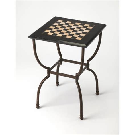 Butler Specialty Company Frankie Fossil Stone Game Table Multi Color