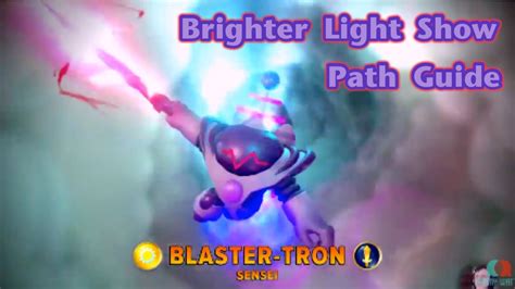 Skylanders Imaginators Blaster Tron Brighter Light Show Path Guide