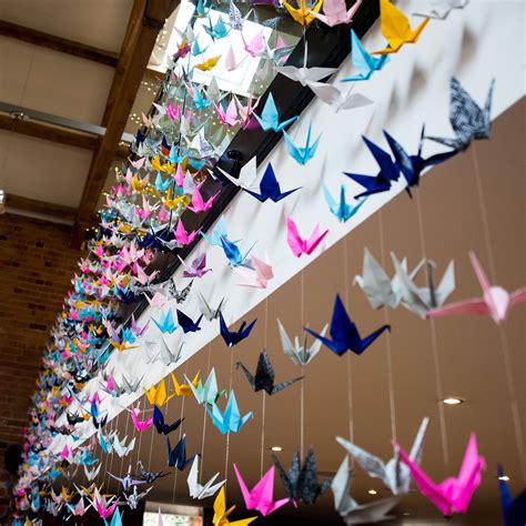 Paperkittencraft Beautiful Origami Cranes Paper Cranes As Wedding