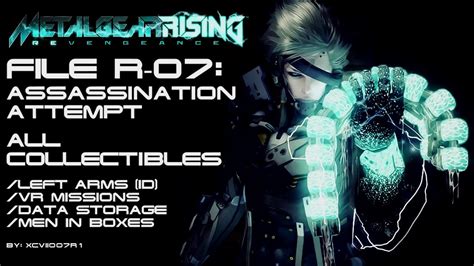 metal gear rising revengeance file r 07 assassination attempt all collectibles video guide