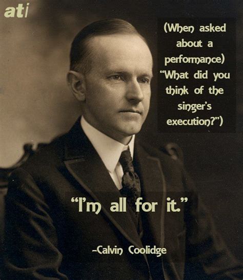 Calvin Coolidge Quotes Funny Shortquotescc