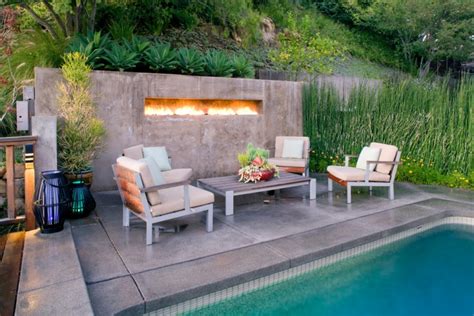 24 Outdoor Fireplace Designs Ideas Design Trends