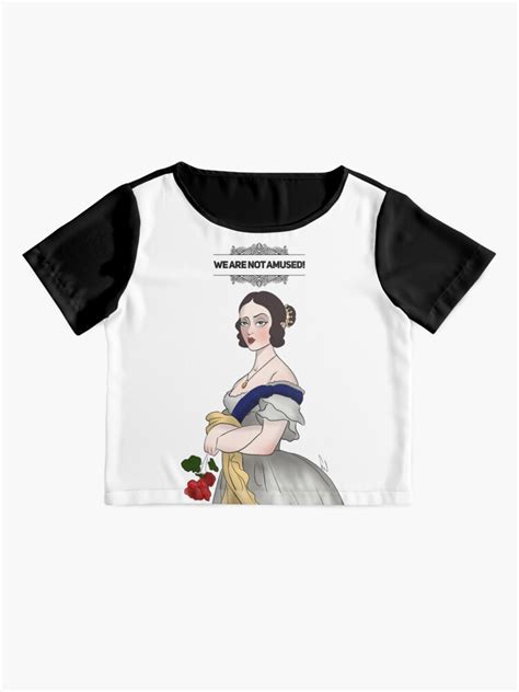 queen victoria ~ not amused t shirt by haretonart redbubble