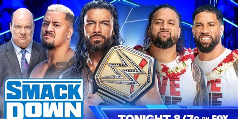 Wwe Smackdown Preview For Tonight Bloodline Civil War Title