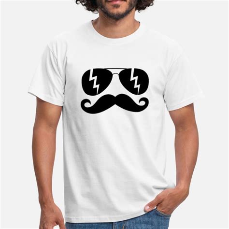 Shop Mustache T Shirts Online Spreadshirt