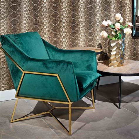Velvet furniture is an easy and instant way to inspire your home interior with a sense of elegance and style. Contemporary Green Velvet Occasional Armchair Chair ...