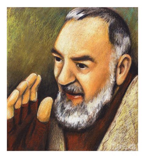St Padre Pio Of Pietrelcina Jlpio Painting By Julie Lonneman Fine