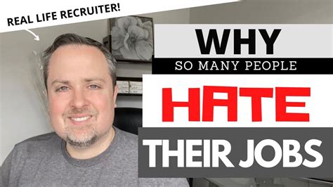 Work To Live Why So Many People Hate Their Jobs Youtube