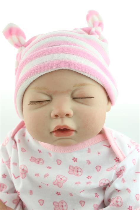 Npk Bebe Reborn Girl Dolls Full Silicone Body 20 Real Sleeping Newborn