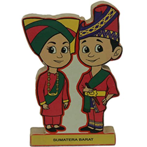 Baju Adat Sumatera Barat Kartun Gambar Baju Adat Suma