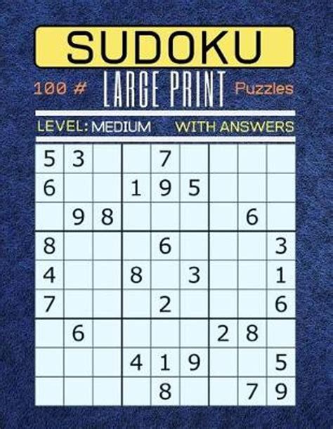 Large Printable Sudoku