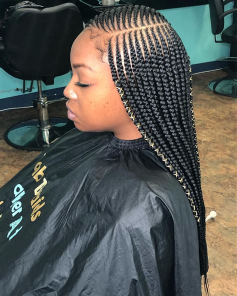 You still add in hair from both side with this braid, but you. Image may contain: 1 person | Feed in braids hairstyles ...