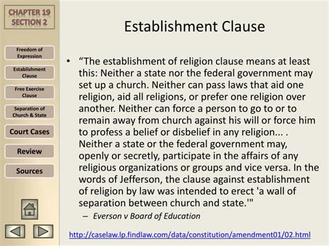 PPT - Chapter 19: Civil Liberties: First Amendment Freedoms PowerPoint