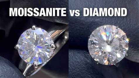 Moissanite Vs Diamond Whats The Difference⁉️ Youtube Moissanite Vs