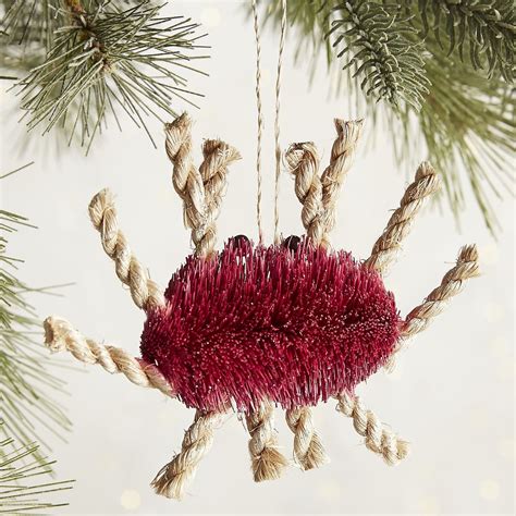 Sisal Crab Ornament Crab Ornament Nautical Christmas Coastal Christmas