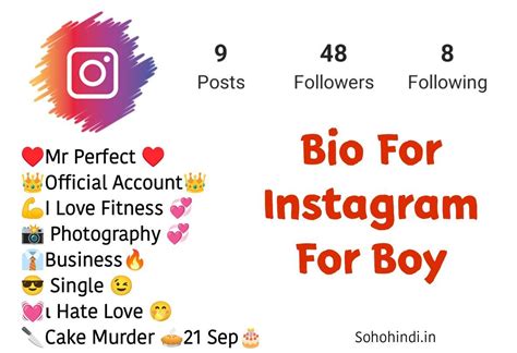 800 Best Instagram Bio For Boys 2023 Attitude And Stylish Bio For