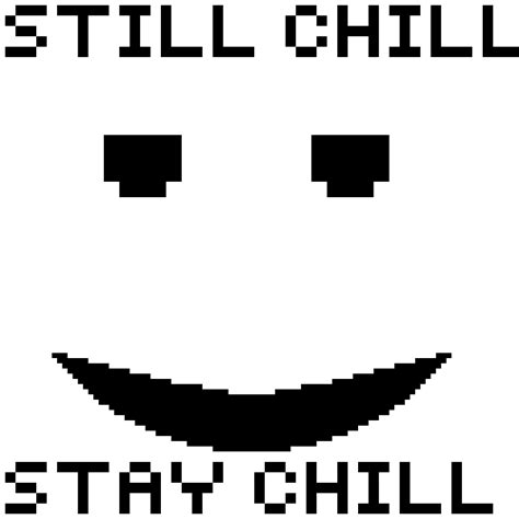 Pixilart The Roblox Chill Face By Theknucklehead7 How To Get Free
