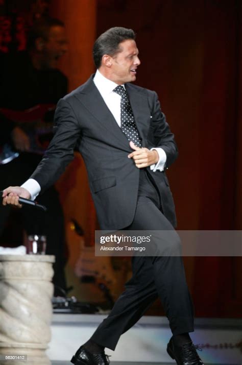 Luis Miguel Performs During His Concert On November 29 2005 At The