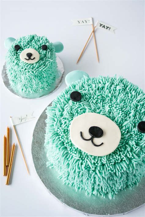 Best 24 of simple birthday cake designs articles. Blue Bear Birthday Cake | Liv for Cake