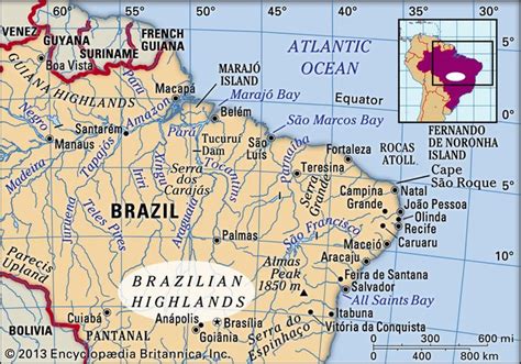 Brazilian Highlands Location And Facts Britannica